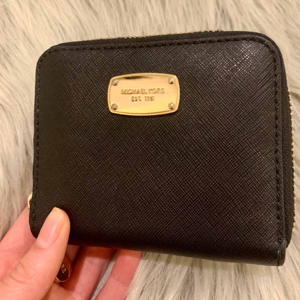 Micheal Kors Black Leather wallet